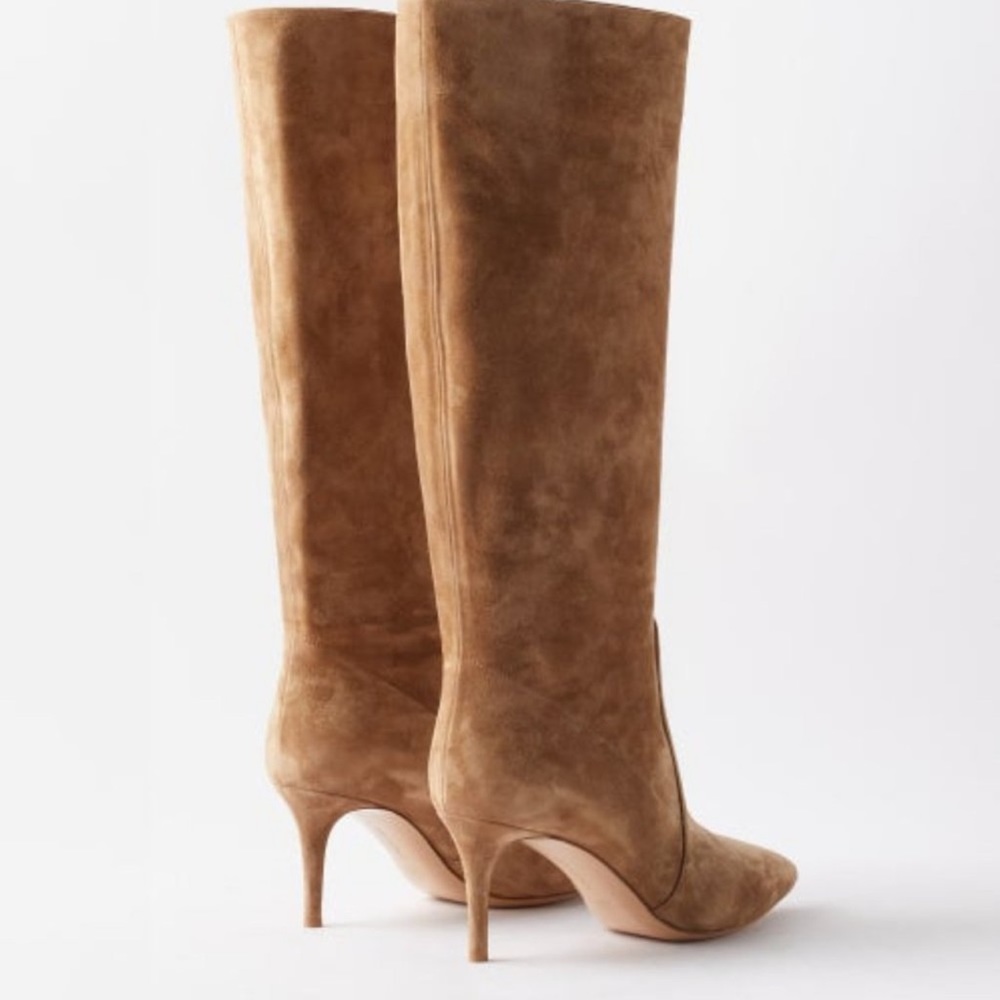 GIANVITO ROSSI Hansen 70 suede knee-high boots EU 39